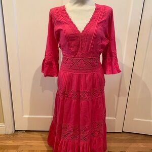 Vtg Neiman Marcus Mexican Wedding/Fiesta Maxi Dress